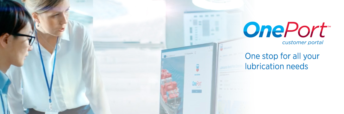 OnePort for ordering marine lubricants